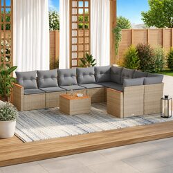 Elevate Your Outdoor Space with This 10-Piece Sofa Set