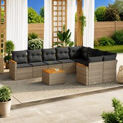 Elevate Your Outdoor Experience with This 10-Piece Sofa Set