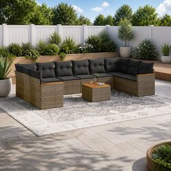 Transform Your Outdoor Space with 11 Piece Garden Sofa Set