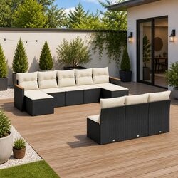 Transform Your Outdoor Space with This 10-Piece Sofa Set