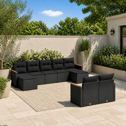 Elevate Your Outdoor Space with a 9-Piece Sofa Set