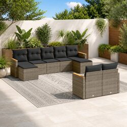 Enhance Your Outdoor Space with 9 Piece Sofa Set