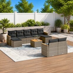 Elevate Your Outdoor Space with 10-Piece Sofa Set