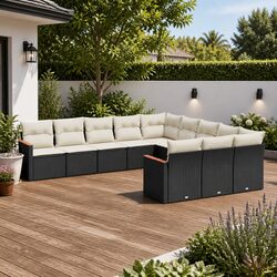 Enhance Your Outdoor Space with an 11-Piece Garden Sofa Set