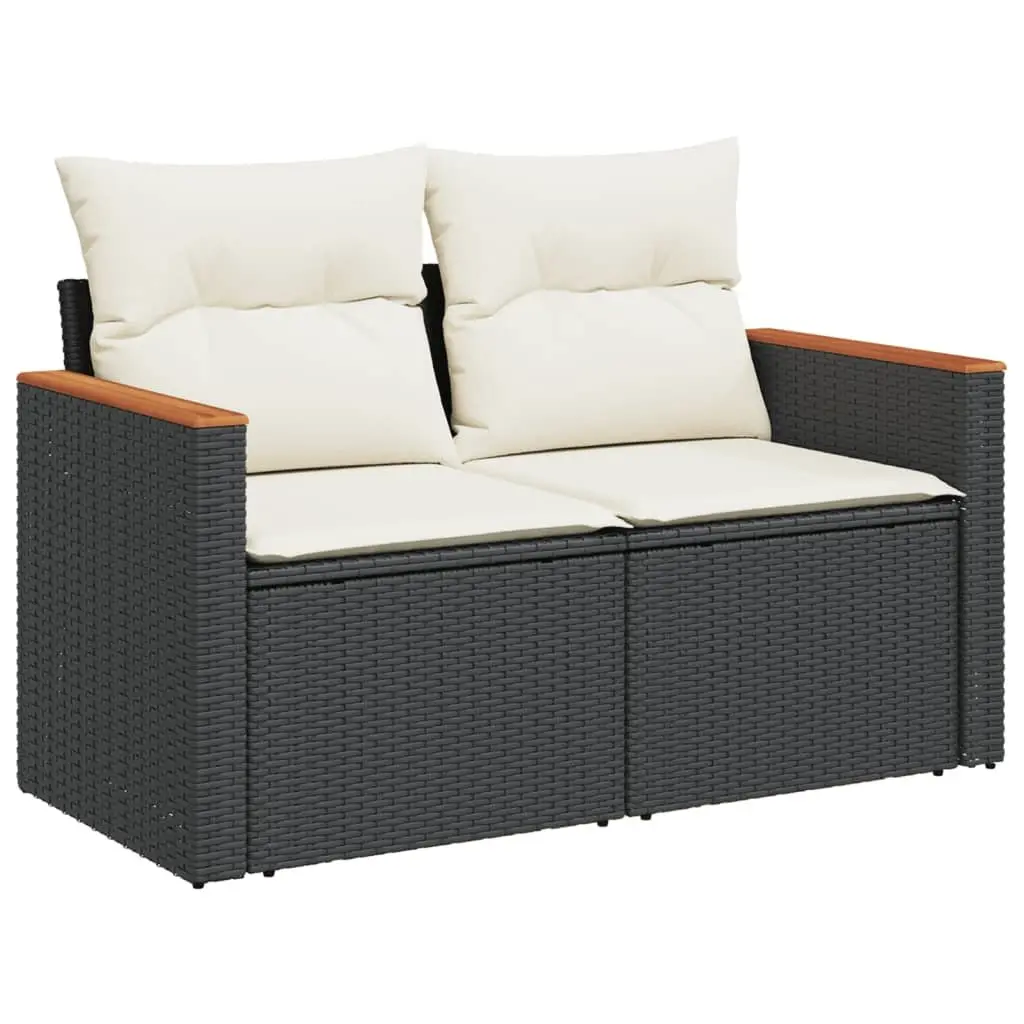 Garden Sofa Set 13 Piece Outdoor Furniture Patio Rattan Black Modular Seating