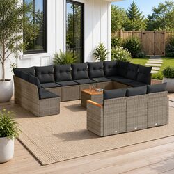 Transform Your Outdoor Space with a 14-Piece Garden Sofa Set