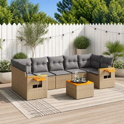 8-Piece Modular Garden Sofa Set for Outdoor Relaxation