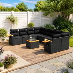 Transform Your Outdoor Space with This 9-Piece Sofa Set