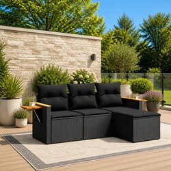 Elevate Your Outdoor Living with a 4 Piece Garden Sofa Set