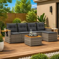 Transform Your Patio with This 6-Piece Sofa Set