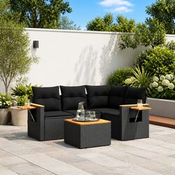 Enhance Your Outdoor Space with a 5-Piece Garden Sofa Set