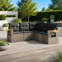Upgrade Your Outdoor Space with 5 Piece Garden Sofa Set