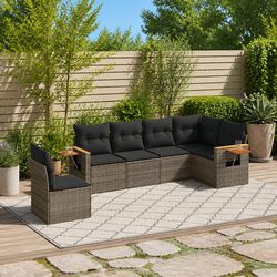 Enhance Your Outdoor Space with This 6-Piece Garden Sofa Set