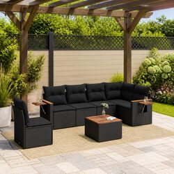 Enhance Your Outdoor Living with 7 Piece Sofa Set