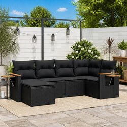 Enhance Your Patio with This 6 Piece Sofa Set