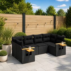 Transform Your Patio with This 6-Piece Garden Sofa Set