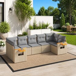 Transform Your Outdoor Space with This 7-Piece Sofa Set