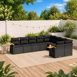Enhance Your Outdoor Space with a 9 Piece Garden Sofa Set