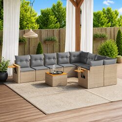 Upgrade Your Outdoor Space with this 10-Piece Sofa Set