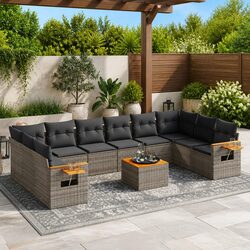 Transform Your Outdoor Space with 11-Piece Sofa Set