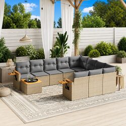 Transform Your Outdoor Area with this 11-Piece Sofa Set