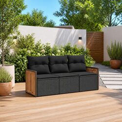 Enhance Your Outdoor Space with a 3-Piece Garden Sofa Set