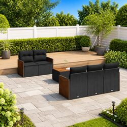 Elevate Your Outdoor Space with 6-Piece Patio Sofa Set