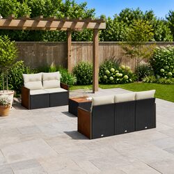 Transform Your Outdoor Space with This 6-Piece Sofa Set