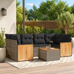 Outdoor 7 Piece Sofa Set with Cushions to Enhance Your Patio