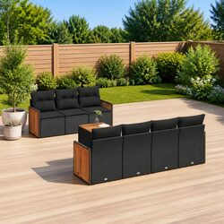 Transform Your Outdoor Space with This 8 Piece Sofa Set