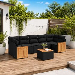 Enhance Your Outdoor Space with 8-Piece Sofa Set