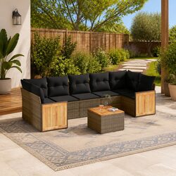 Enhance Your Outdoor Space with an 8-Piece Sofa Set