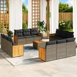 Enhance Your Outdoor Space with a 13-Piece Garden Sofa Set