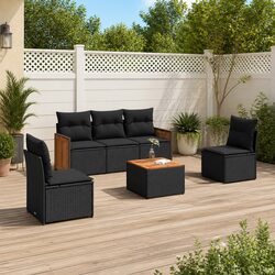 Transform Your Outdoor Space with This 6-Piece Sofa Set