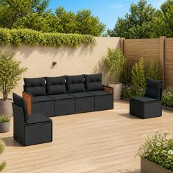 Transform Your Outdoor Space with 6 Piece Sofa Set