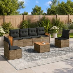 Enhance Your Outdoor Space with 7 Piece Modular Sofa Set