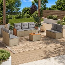 Enhance Your Outdoor Space with This 8-Piece Sofa Set