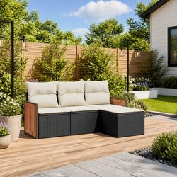 Enhance Your Outdoor Living with This 4-Piece Sofa Set