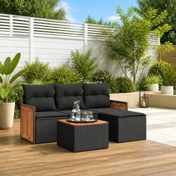 Elevate Your Outdoor Experience with This 5-Piece Sofa Set