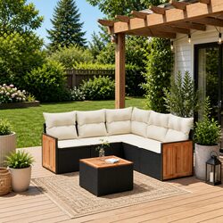 Transform Your Outdoor Space with This 6-Piece Sofa Set