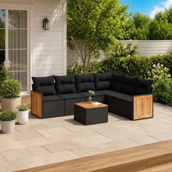 Enhance Your Outdoor Living with a 7 Piece Garden Sofa Set