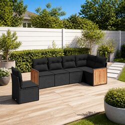 Enhance Your Outdoor Living with This 6 Piece Sofa Set
