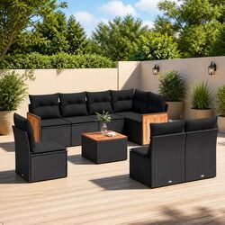 Enhance Your Outdoor Space with a 9-Piece Sofa Set