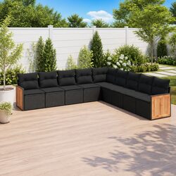 Transform Your Patio with a Black Modular Sofa Set