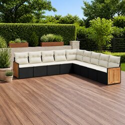 Enhance Your Patio with This 9 Piece Garden Sofa Set