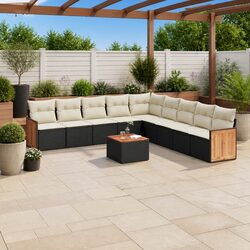Transform Your Outdoor Area with This 10 Piece Sofa Set