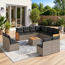 Elevate Your Outdoor Space with This 12 Piece Sofa Set