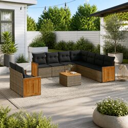 Enhance Your Outdoor Oasis with a 10-Piece Sofa Set