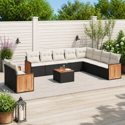 Transform Your Outdoor Space with a Black Garden Sofa Set