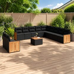 Enhance Your Outdoor Space with 12 Piece Garden Sofa Set
